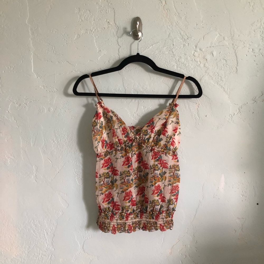 Vintage Floral Tank Top